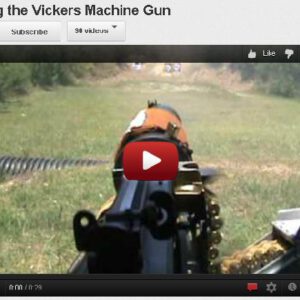 the Vickers .303 Heavy Machine Gun in action